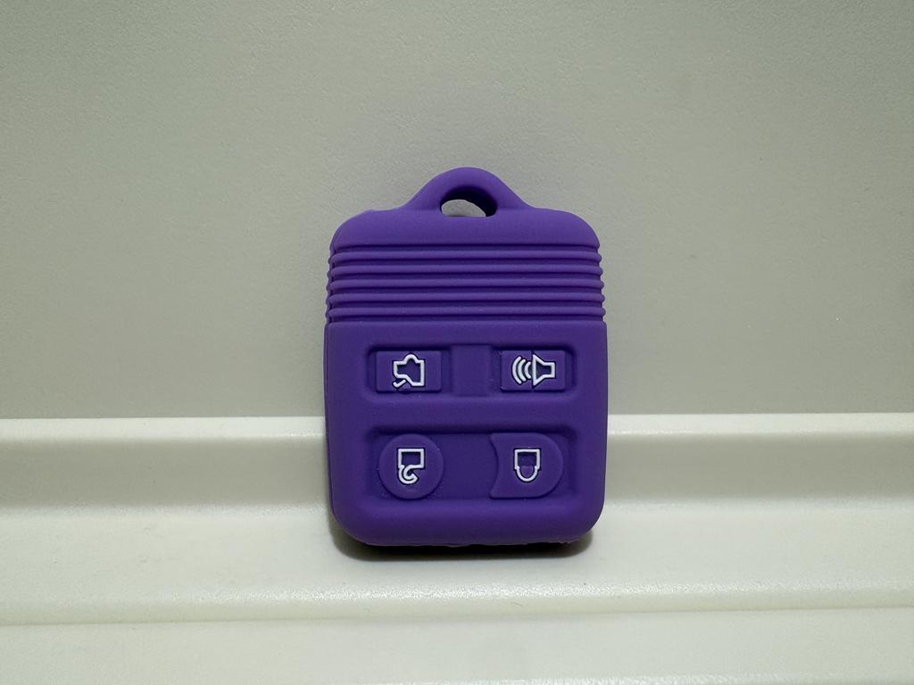 Suitable for Peugeot 206 Straight 2-button Silicone Key Cover Citroen Key Bag Citroen Picasso Remote Control Cover