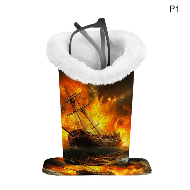 

Креативный магнитный плюшевый держатель для очков из ПУ Подставка для поддержки очков Очки Солнцезащитные Очки Для Дома Офиса 1