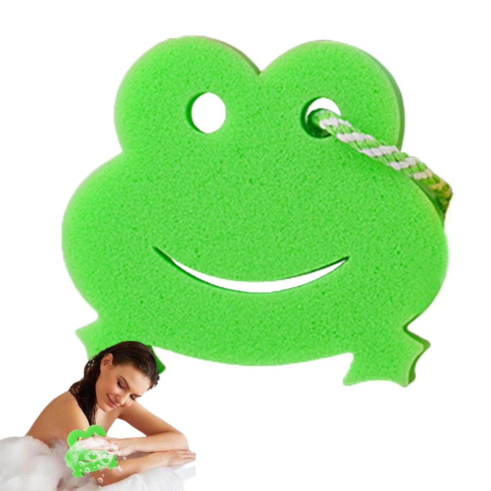 Bath Sponge Animal Shape Deep Cleansing Scrubber Bathing Sponge Cartoon Scrubber For Women Men Kids Body Cleansing Supplies
