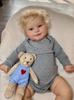 Realistic Reborn Baby Doll Maddie 50/60cm Soft Silicone Doll Lifelike Hands and Feet Washable Gift Collectible
