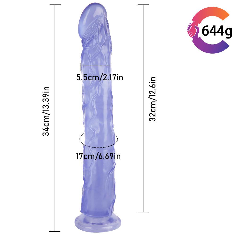 MoDi 32cm vkládací silikonový velký dildo realistický penis se silnou přísavkou Sexy hračky pro ženy