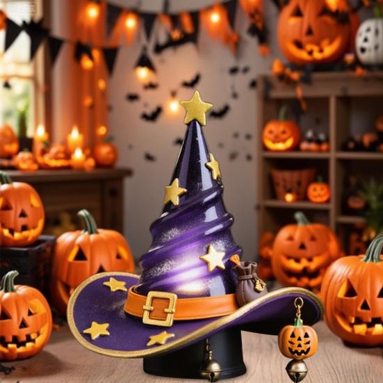 1/3Pcs Witch Hat Night Light LED Halloween Party Decoration Multipurpose Spooky Fun Light-Up Witch Hat Ornament