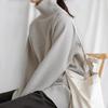 Women's  Winter Sweat  Oversized Turtleneck Sweater ,  Cozy Casual To Formal Formal Wear, White Sweater  Relaxed Fit for Lay