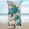 Beach Towel, Bath Towel, Microfiber Towel, Rectangular Beach Mat, Digital Printing Bath Towel, Shawl To Map