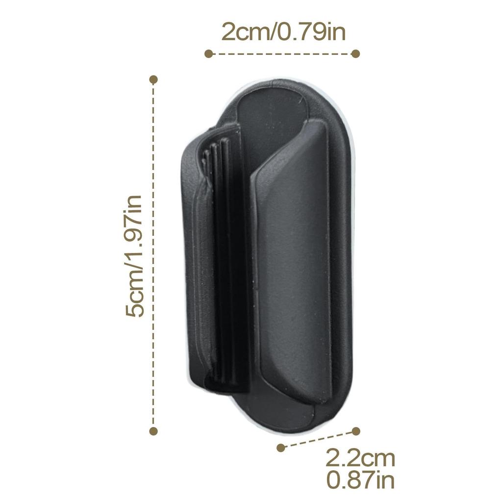 Kosesater Car Lipstick Holder Lipstick Case Car Lip Balm Holder Multipurpose Silicone Chopsticks Rest