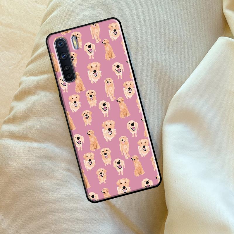 Golden Retriever Dog Case For Oppo A6 A5 Pro A15 A57 A17 A54 A74 A94 A76 A16 A96 A40 A60 A80 A18 A38 A58 A78 A98