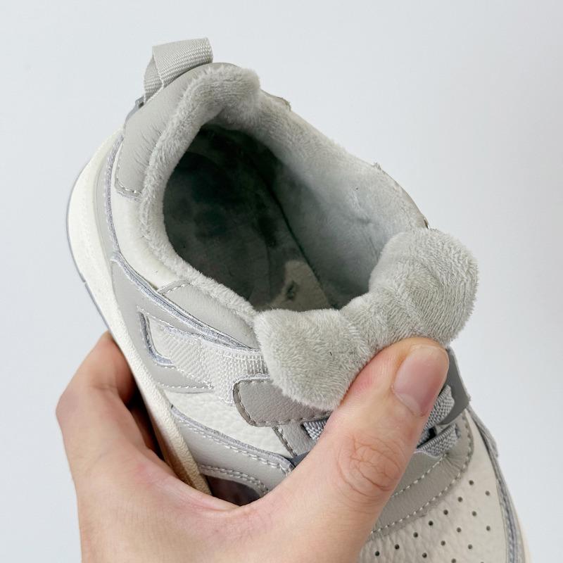 Winter New Children's Board Shoes Two Cotton Shoes Fashionable Versatile Male and Female Students Velvet Casual Shoes