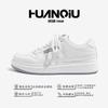 Kids Shoes Mens White Casual Low-Top Sneakers With Cushioned Sole Daily Wear