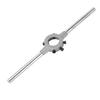 Round Die Wrench Adjustable Die Stock Handle Alloy Steel Hand Die Holder for Thread Processing