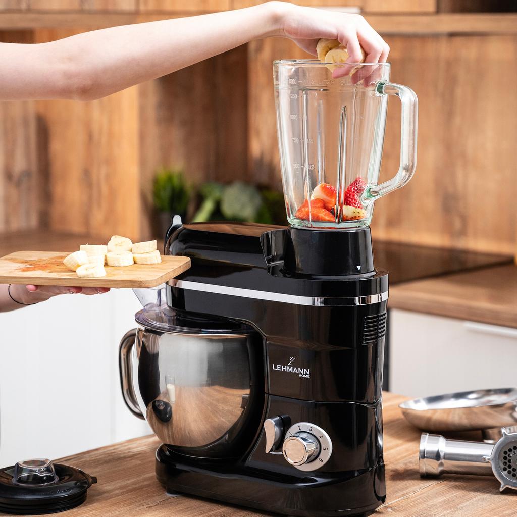 Lehmann Mastic 3000W Planetary Kitchen Machine: Bowl, Blender, Grinder