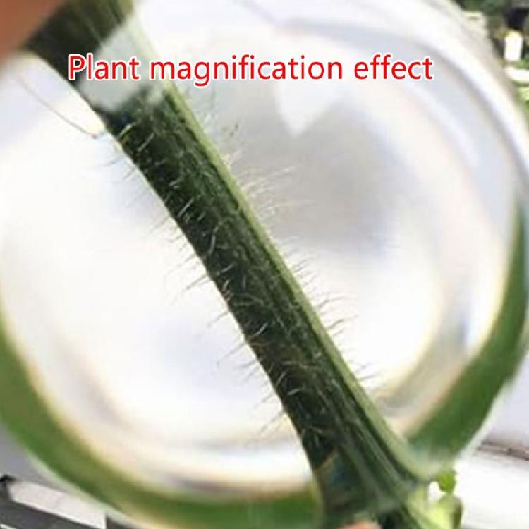 Lehká lupa Čirá akrylová čočka Kulatá lupa pro snadnou manipulaci Dárek