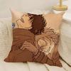 Anime Love Banana Fish Pillow Case Natural Linen Double-Sided Printing Sofa Home Decor Cushion Cover