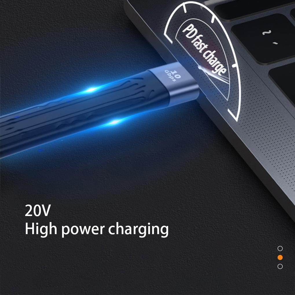 Phone Computer USB Adapter Cable Traveling QC 4.0 Large Current Converter Cord Conversion Connector Laptop Accessory