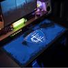 Empoli Wappen Design Mauspads, Gummiunterseite, Mauspads für Gamer und Bürogebrauch, Gaming Schreibtisch, Leicht zu reinigende Matte Weihnachtsgeschenke für Fans