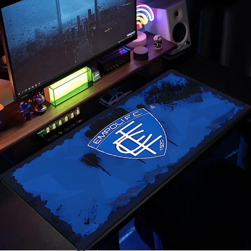Empoli Wappen Design Mauspads, Gummiunterseite, Mauspads für Gamer und Bürogebrauch, Gaming Schreibtisch, Leicht zu reinigende Matte Weihnachtsgeschenke für Fans