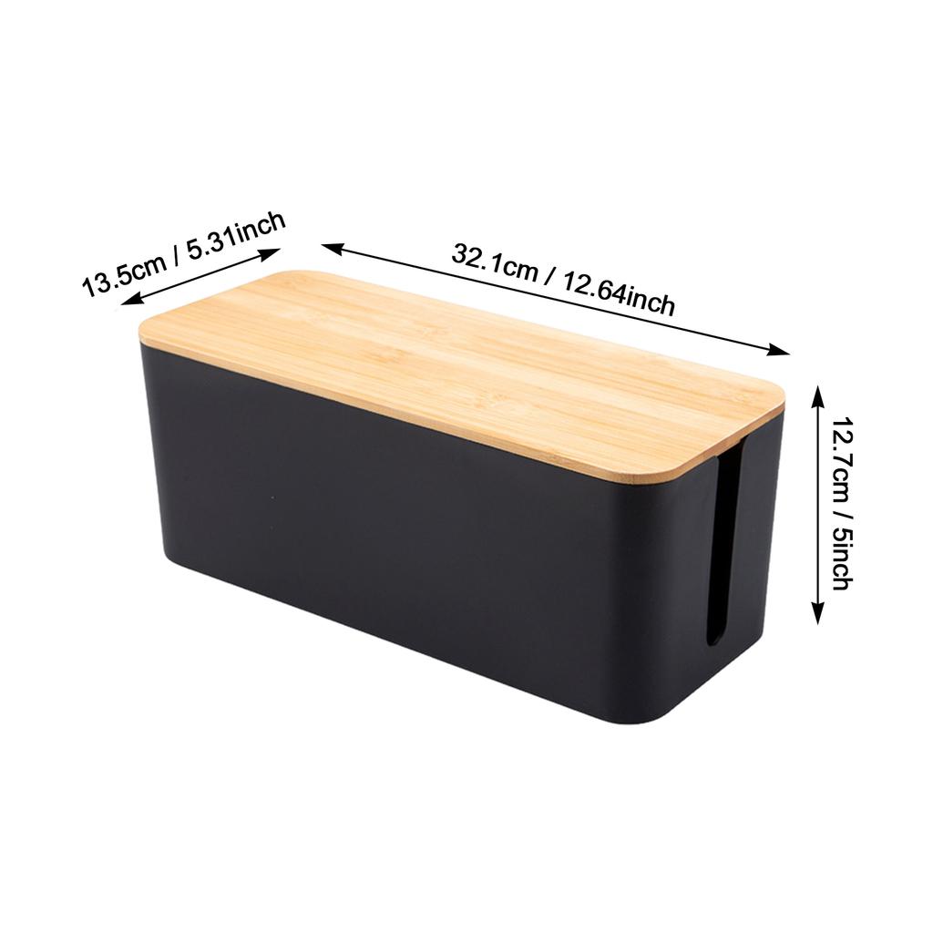 Cable Storage Box Power Board Wire Organizer Socket Strip Wire Case Computer Socket Organizer Home Cord Safety Storage Box