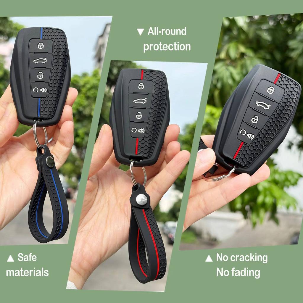 Car Key Caps For Geely Coolray X6 X7 Atlas Boyue PREFACE Emgrand EX7 Global Hawk GX7 GS Case Cover Holder