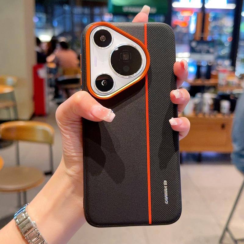 For Huawei Pura 80 Pro Plus Case Fashion PU Leather Skin Protective Back Cover Case For Huawei Pura 70 80 Ultra Phone Shell