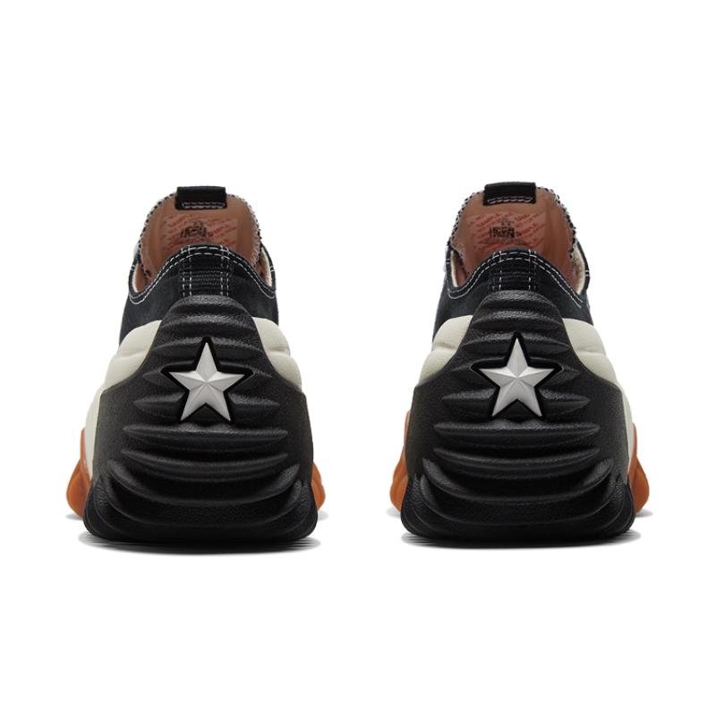 Converse Run Star Motion Trendy Thick Sole Black White Unisex