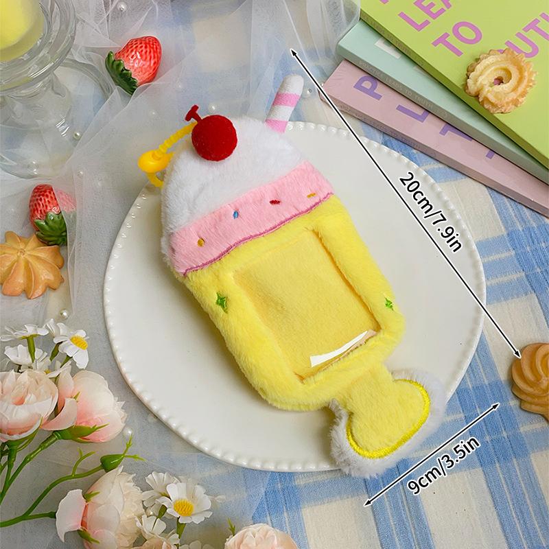 Plush Photocard Holder Cute Photocard Binder 3In Cards Albums For Cards Idol Kpop Cards Protective Case