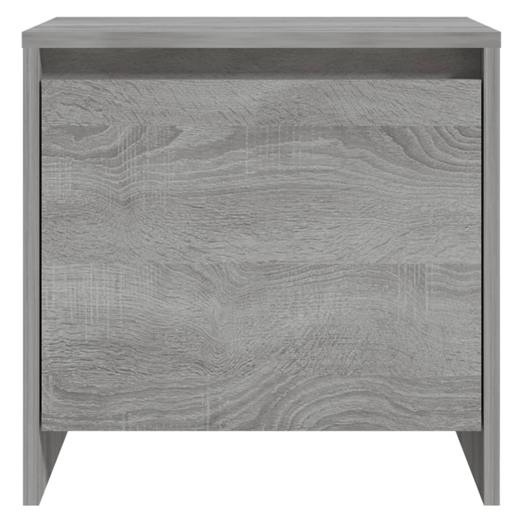 Nightstands 2 pcs Grey Sonoma 45 x 34 x 44.5 cm Particleboard