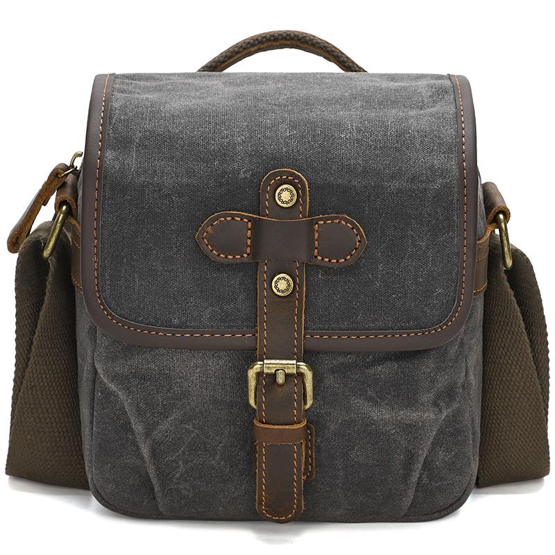 

Canvas Shoulder Camera Bag DSLR Digital Bag Photography Bag Going Out Casual Lens Bag Wear-resistant Messenger Bag