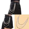Pearl Style Womens Waist Chain Metal Multilayer Jewelry For Summer Fashion Accessory