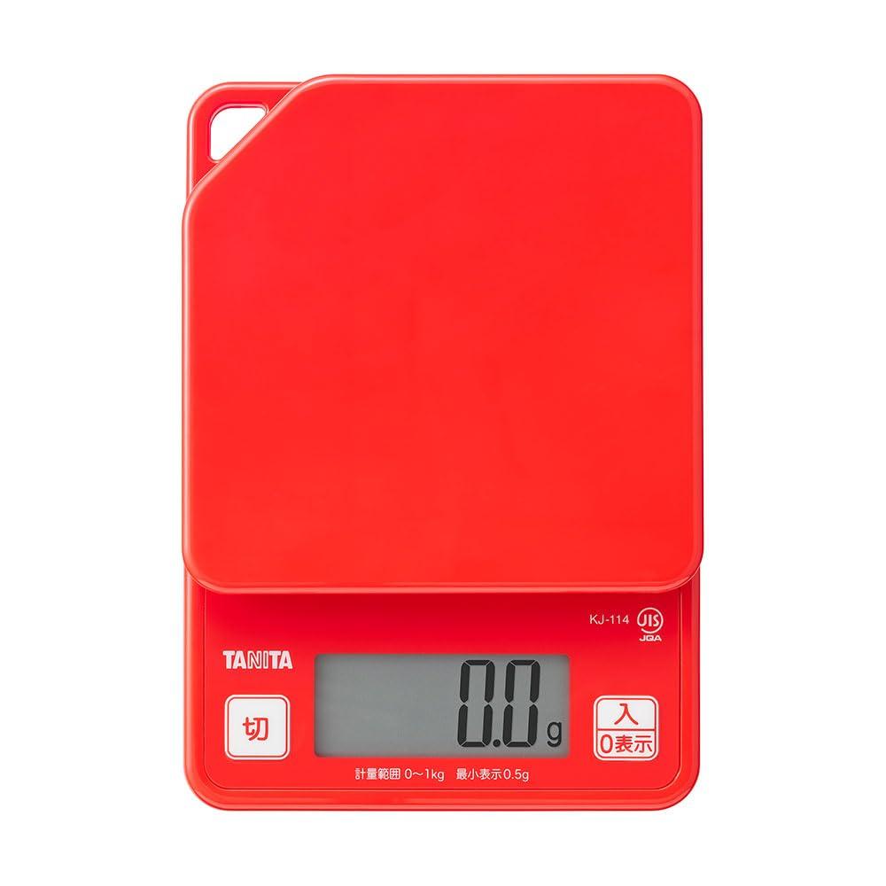 

Tanita Kitchen Scale Digital Cooking Scale 1kg Red KJ114HRD червоний