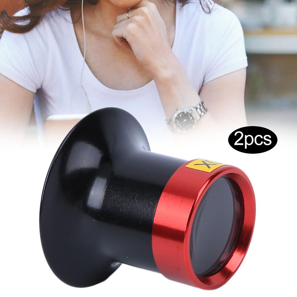 2 Stück 10X Uhrenreparatur Augenlupe Vergrößerungsglas Professionelles Uhrenreparaturwerkzeug