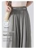 Ice Silk Women's High Waist Wide Leg Summer Pants - Slimming, Drapey, Casual, Cool, Sun-Protective.