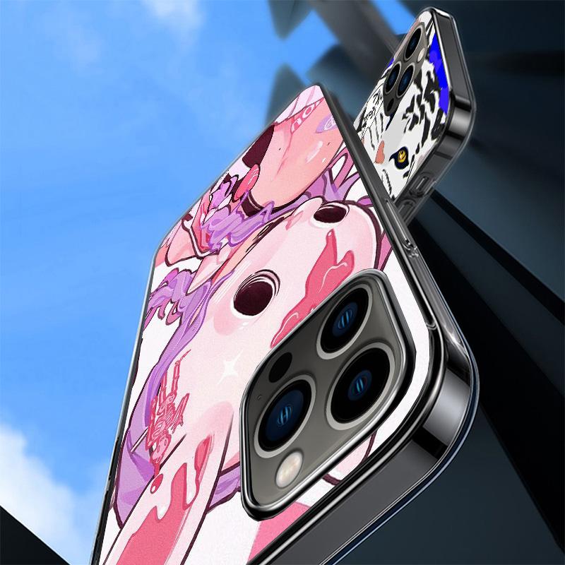 Cute Anime Girl INS Phone Case For iPhone 17 Air 16 Pro Max 16E 15 + 14 Plus 11 12 13 Mini 7 8 SE Gift Print Cover Fundas 16 Pro