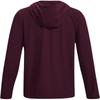 Under Armour Sun Protection Series Solid Color Zip-Up Drawstring Hooded Sports Woven Breathable Training Jacket Men Outerwear Rock-Purple 1370494-572