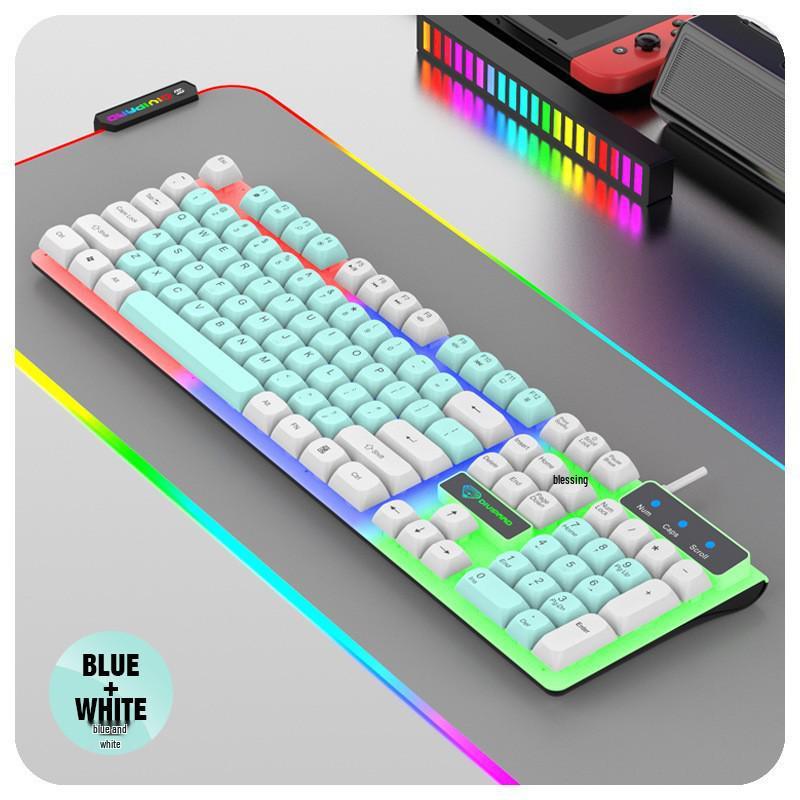 Wired Mini USB Chocolate Keyboard with Silent Keys and LOGO