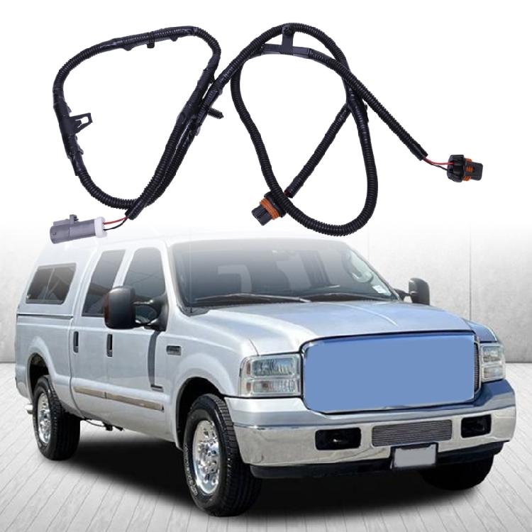 Headlight Wiring Replacement Assembly 5C3Z15A211BA for the Stated Vehicle Family, with Branched Wiring and Multiple Integrated Mounting Clips