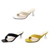 Summer Womens Clear High Heel Sandals With Slipon Design For Casual Wear