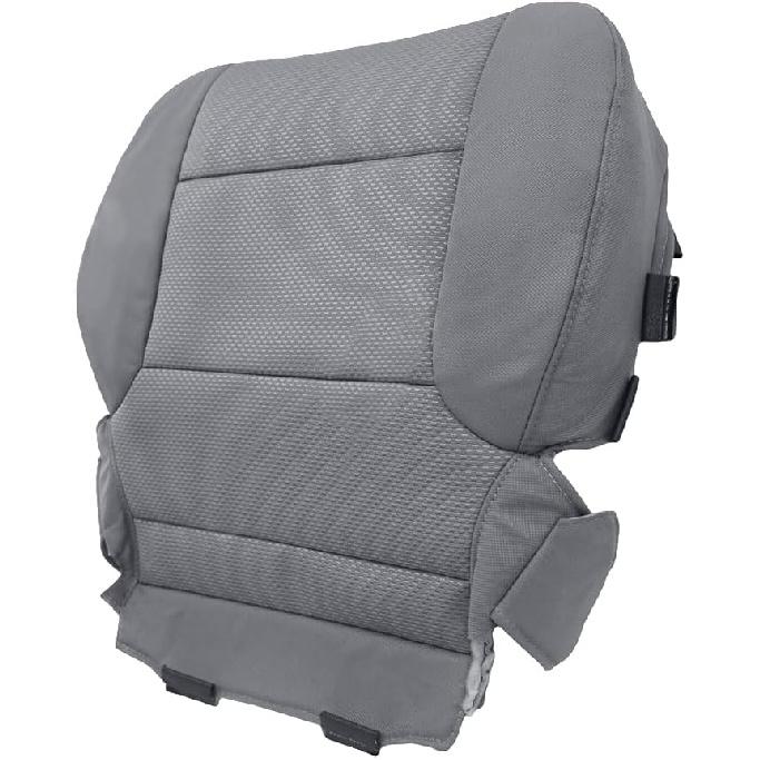 Driver or Passenger Side Bottom Cloth Seat Cover H2R or 4D7 Gray Fit for Chevy Silverado Suburban 1500 2014-2018 GMC Sierra Yukon 2500 3500 2015-2019