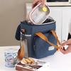 Vertical Handheld Insulated Lunch Bag, Thickened Foil Cooler Tote for Picnic & Food Storage