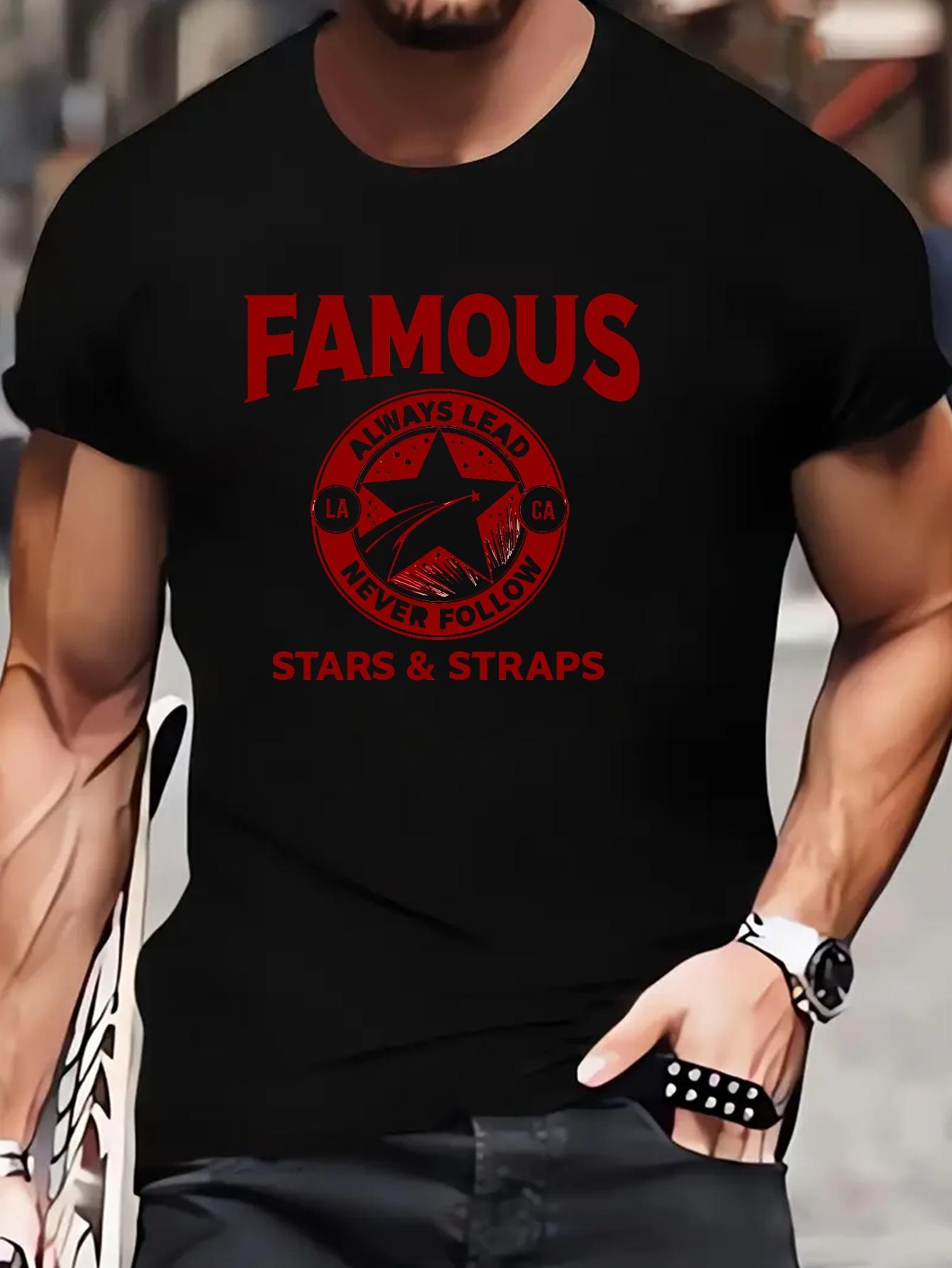 6278 Cotton Blend T-shirt - FAMOUS Graphic Print S