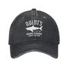 Fashion Quint's Shark Fishing Baseball Caps Distressed Washed Snapback Hat Amity Island 1975 Jaws Outdoor Adjustable Hats