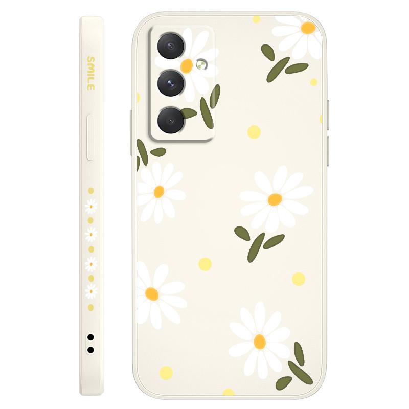 

Elegant Daisy Phone Case For Samsung Galaxy A37 A57 Liquid Silicone Cover Samsung A37