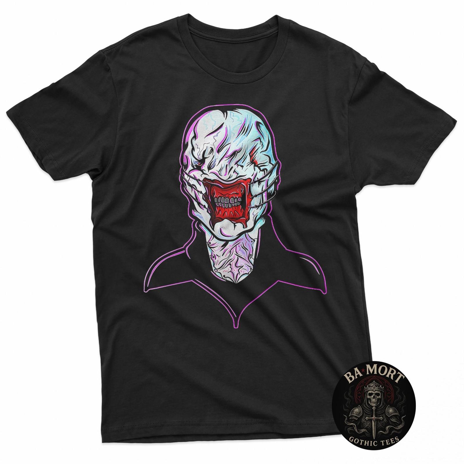Vintage Horror Creepy Mask Graphic Tee T-Shirt Unisex T-Shirt XXXL