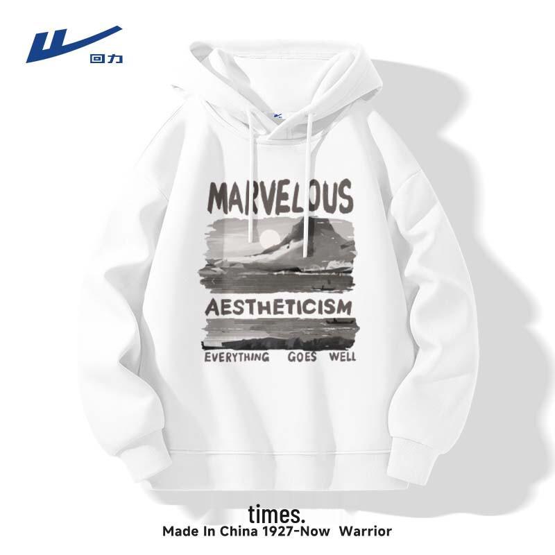 Warrior Men s Heavyweight Hooded Sweatshirt M