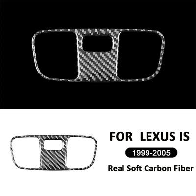 For LEXUS IS 1999-2005 Carbon Fiber Car Reading Light Panel Trim Frame Decoration Sticker Interior Accessories