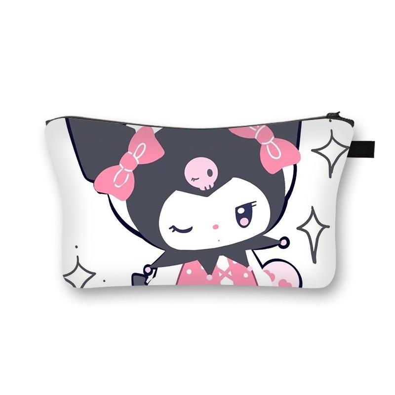 2023 Summer New Style Sanrio Cute Sweet Girl Makeup Bag Cartoon Student Storage Bag Wholesale