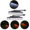DRL LED Auto Tagfahrleuchten 6 LED Auto Nebelscheinwerfer 9 LEDs Weiß Gelb Blinker Fahrnebellampen