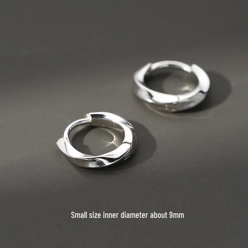 Trendy Men's Single Earring: European & American Hip-Hop Style, Versatile and Simple Design