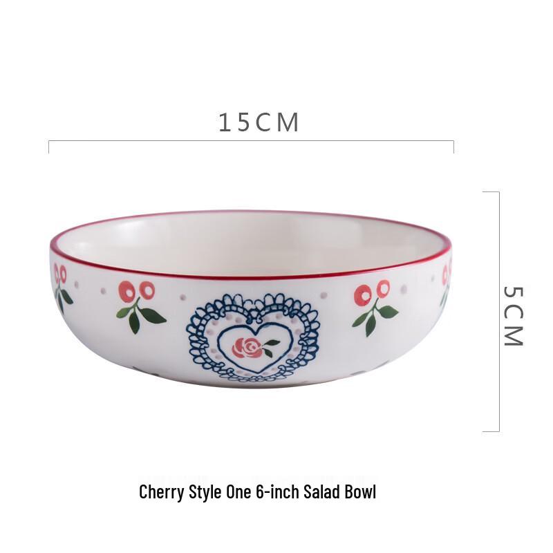 Handon 6-inch Japanese Cherry Ceramic Bowl