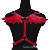 Leather Angel Wings Shoulder & Waist Strap Set for Women