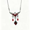 Gothic Elf Necklace Pendant With Geometric Design For Party Wear