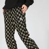 MLB Knitted Sweatpants Unisex Black 3ATPM0114-50BKS